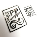 EPP Energized Custom Tailor-Made Metal Logo Sticker